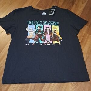 Demon Slayer Black Mens T-Shirt